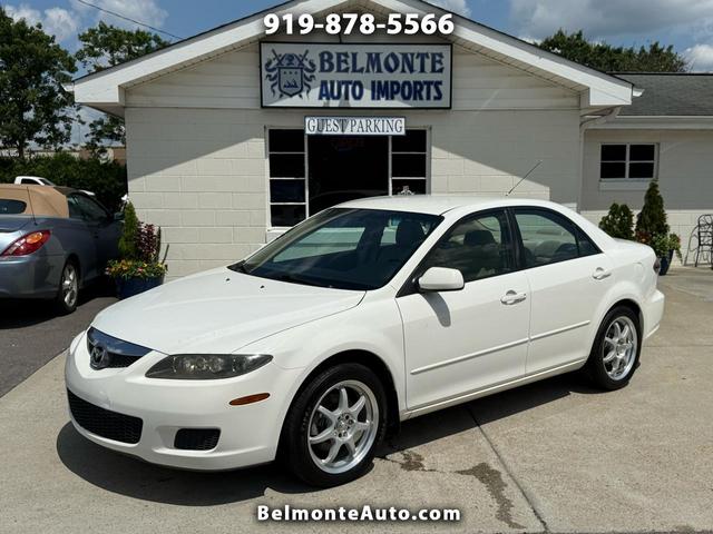 White 2006 Mazda MAZDA6 Sedan Front-Wheel Drive Automatic