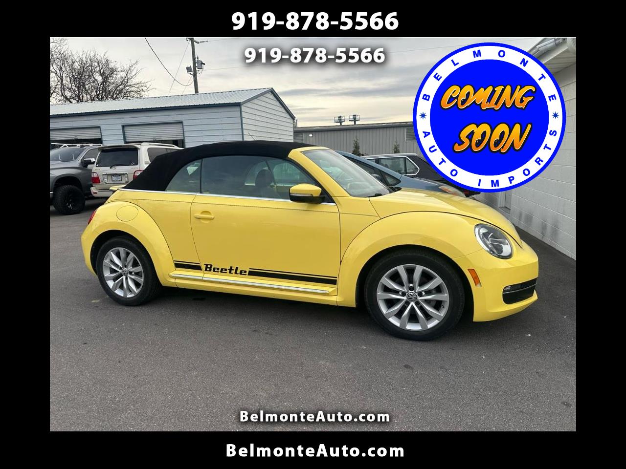 2013 Volkswagen Beetle Convertible 2dr DSG 2.0L TDI