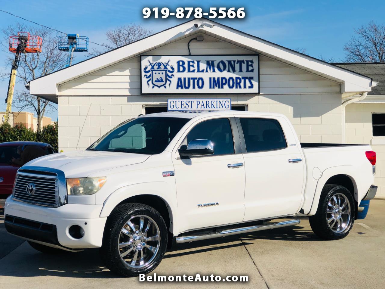 2010 Toyota Tundra 4WD Truck CrewMax 5.7L FFV V8 6-Spd AT LTD (Natl)