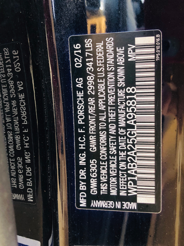 Porsche Cayenne AWD 4dr S 2016