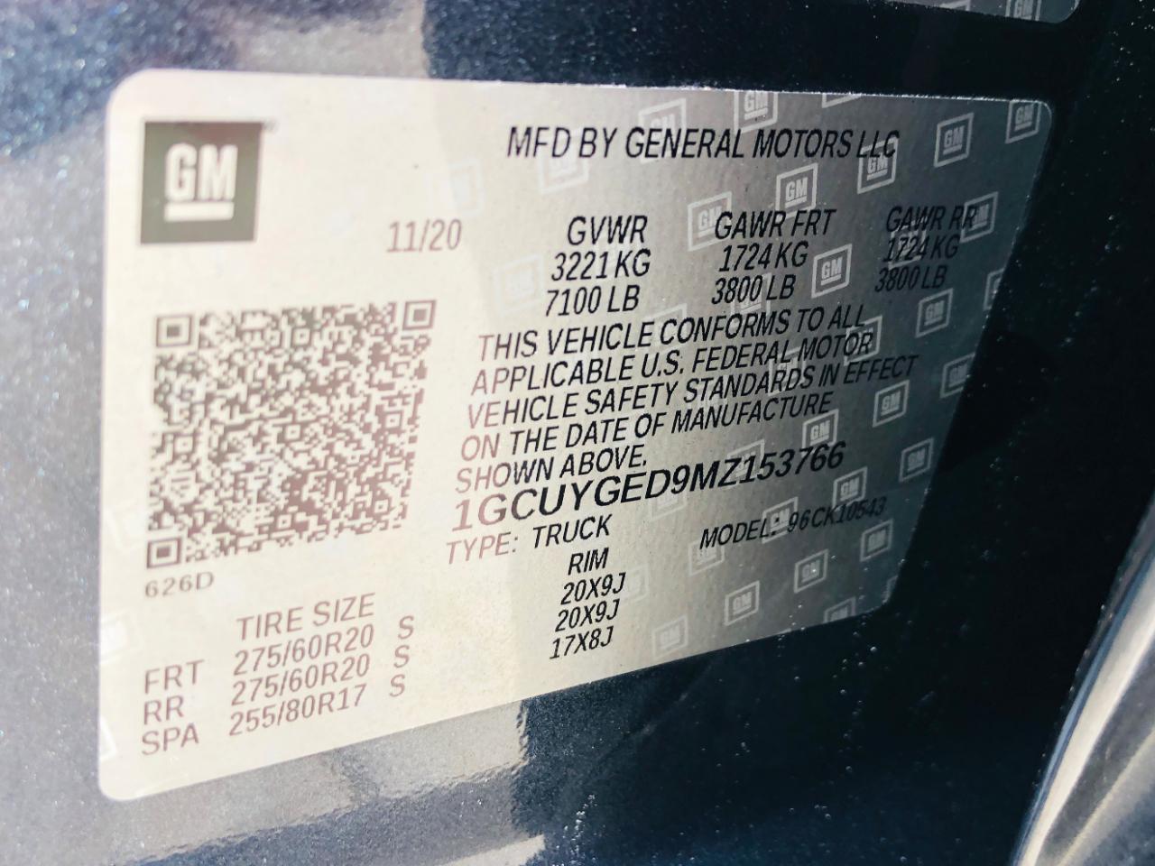 Chevrolet Silverado 1500 4WD Crew Cab 147" LTZ 2021