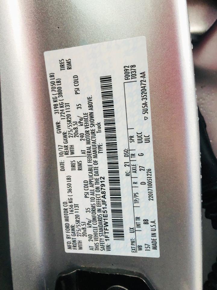 Ford F-150 Platinum SuperCrew 6.5-ft. Bed 4WD 2018