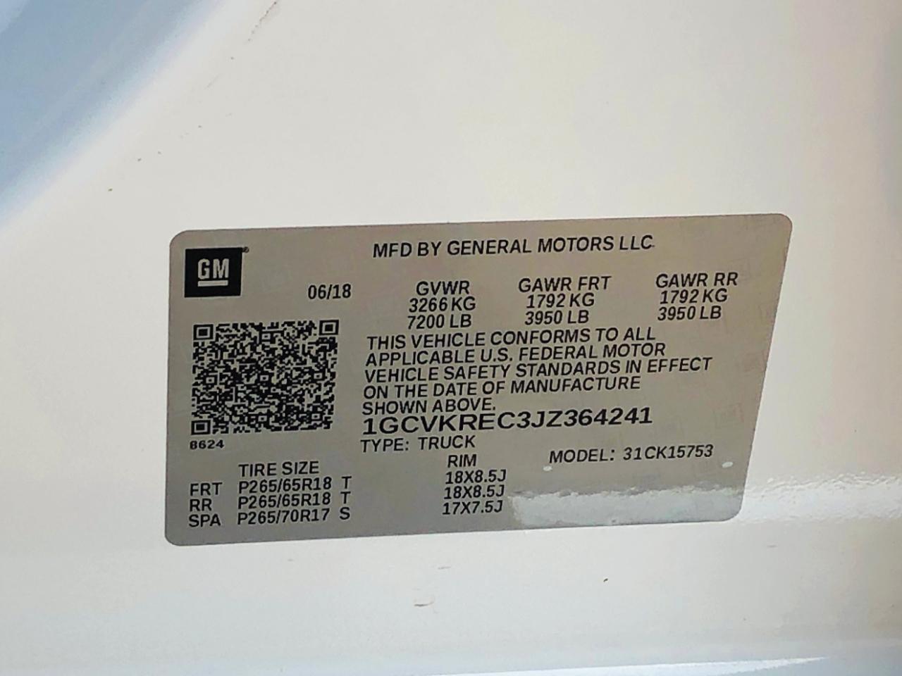 Chevrolet Silverado 1500 4WD Double Cab 143.5" LT w/2LT 2018