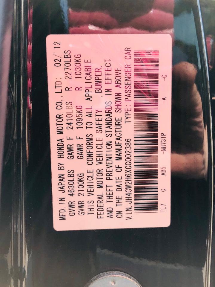 Acura TSX Sport Wagon 5dr Sport Wgn I4 Auto Tech Pkg 2012