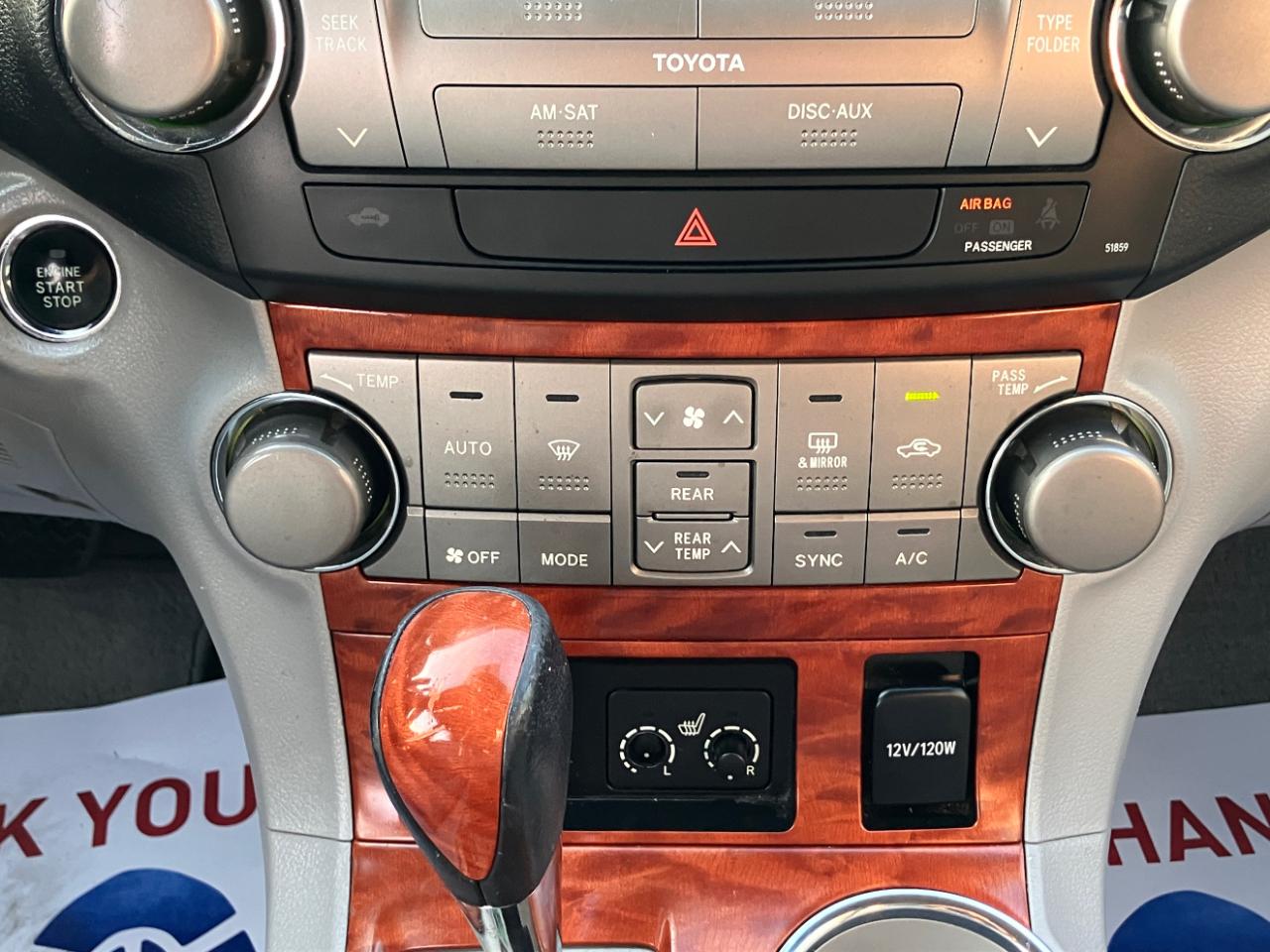 Toyota Highlander FWD 4dr Limited (Natl) 2008