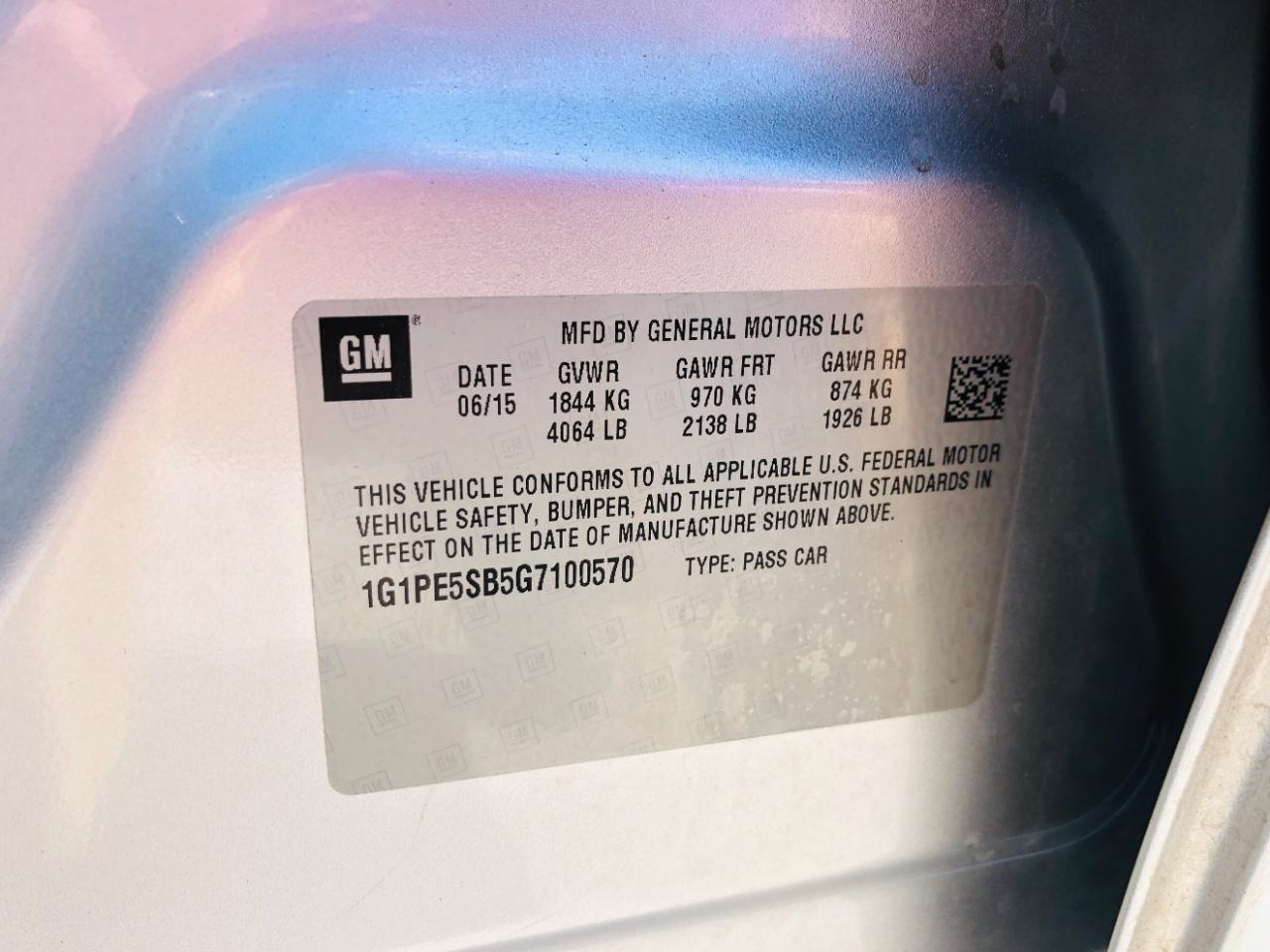 Chevrolet Cruze Limited 4dr Sdn Auto LT w/1LT 2016