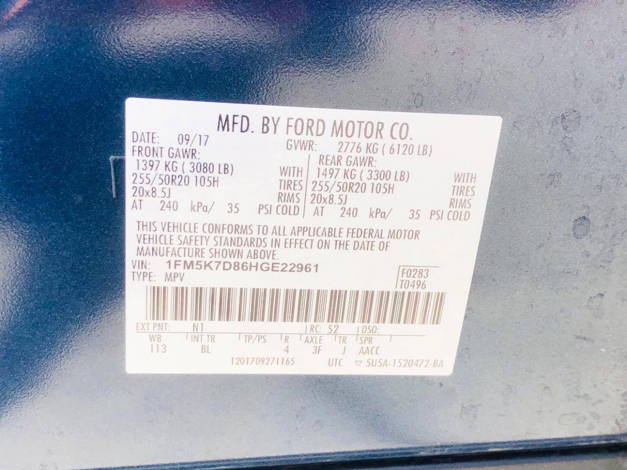 Ford Explorer XLT FWD 2017