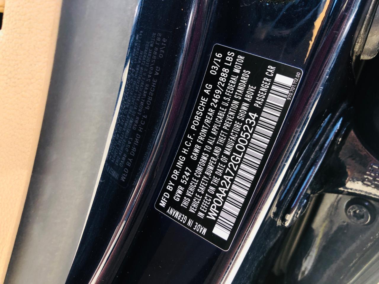 Porsche Panamera 4dr HB 4 2016