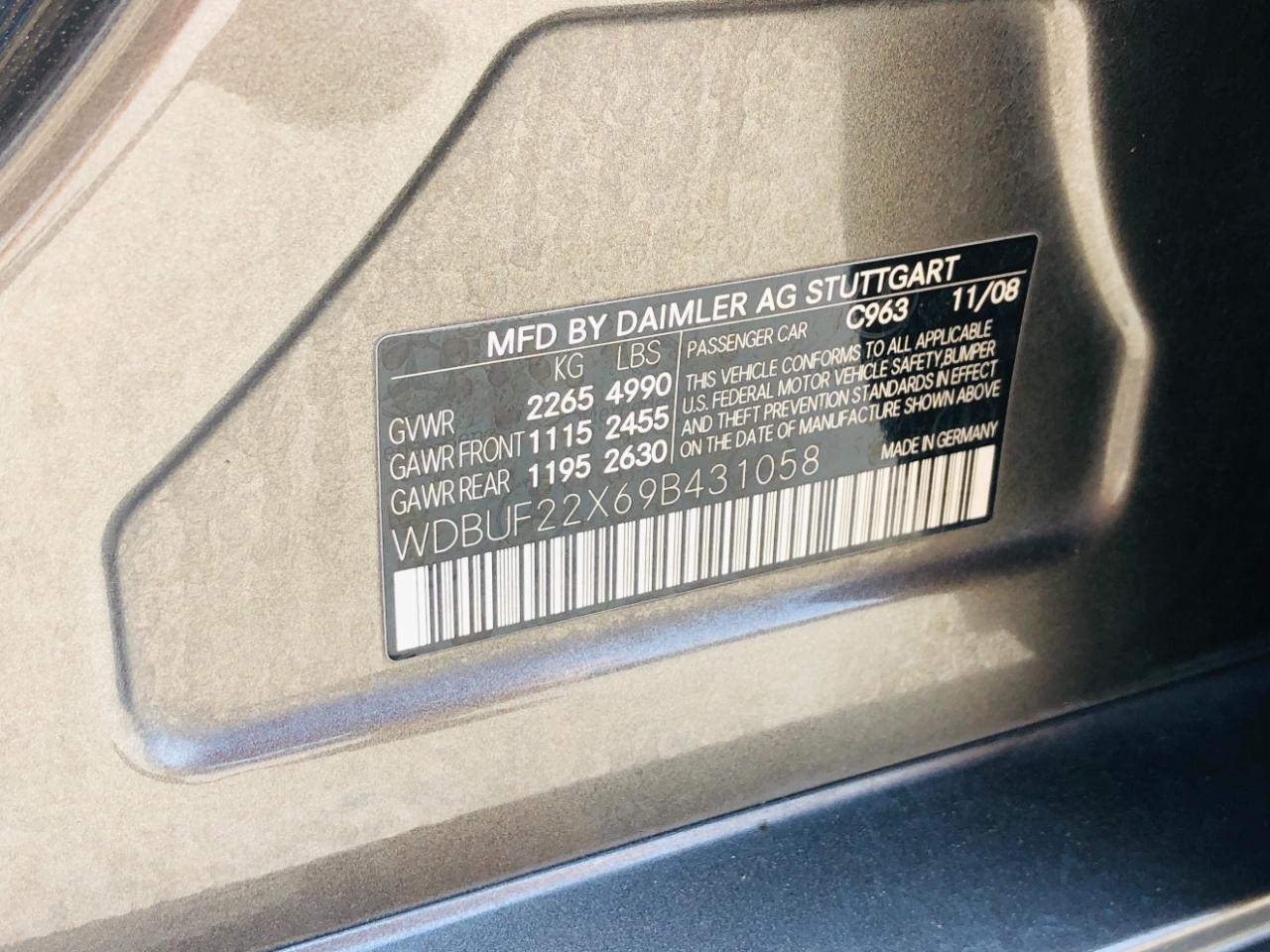 Mercedes-Benz E-Class 4dr Sdn 3.0L BlueTEC RWD 2009