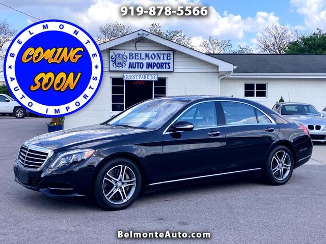 Black 2016 Mercedes-Benz S-Class S 550 4MATIC Sedan All-Wheel Drive Automatic
