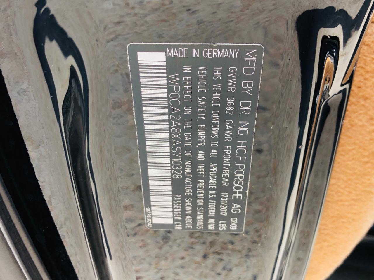 Porsche Boxster 2dr Roadster 2010