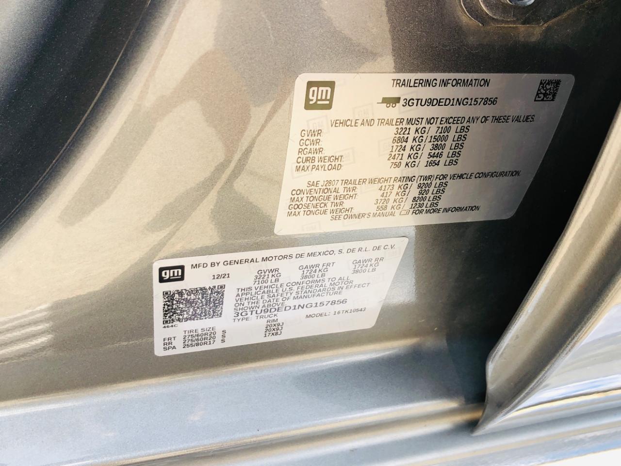 GMC Sierra 1500 Limited 4WD Crew Cab 147" SLT 2022