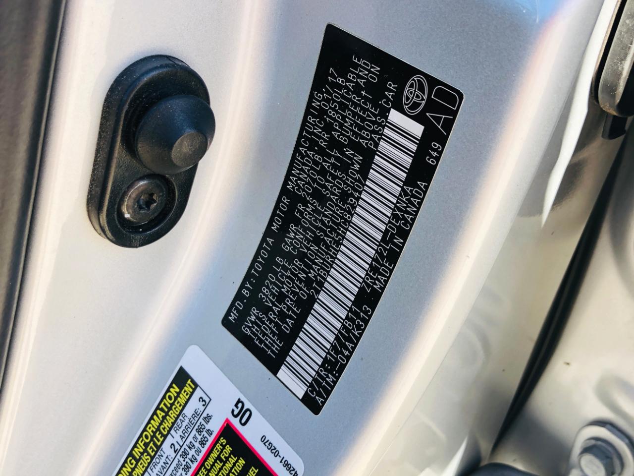 Toyota Corolla 50th Anniversary Special Edition CVT (Natl) 2017