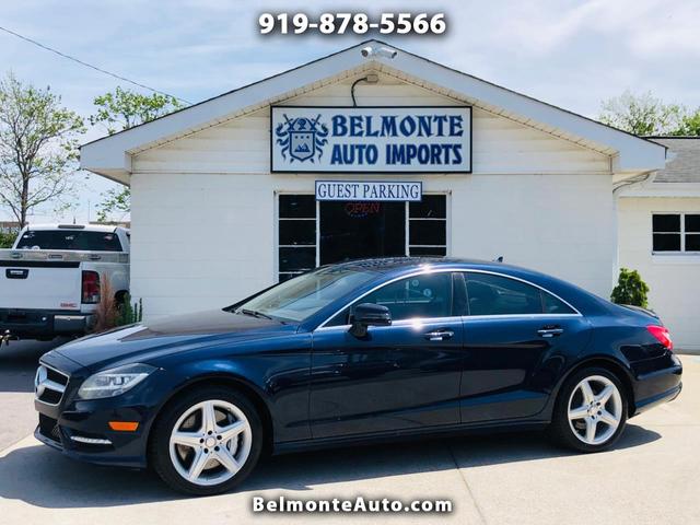 Blue 2014 Mercedes-Benz CLS 550 4MATIC Sedan All-Wheel Drive Automatic