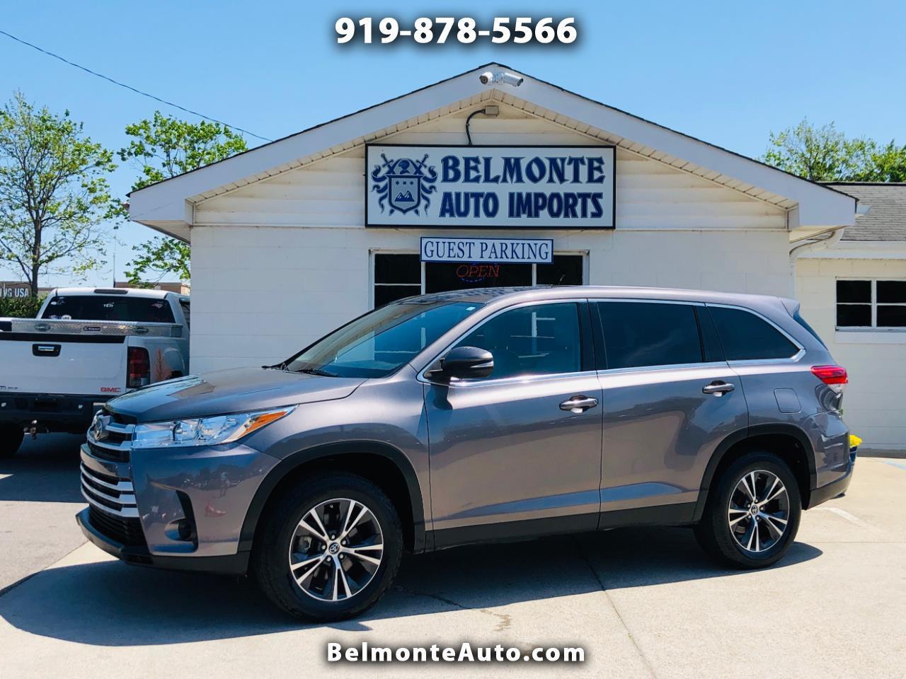 2019 Toyota Highlander LE V6 FWD (Natl)