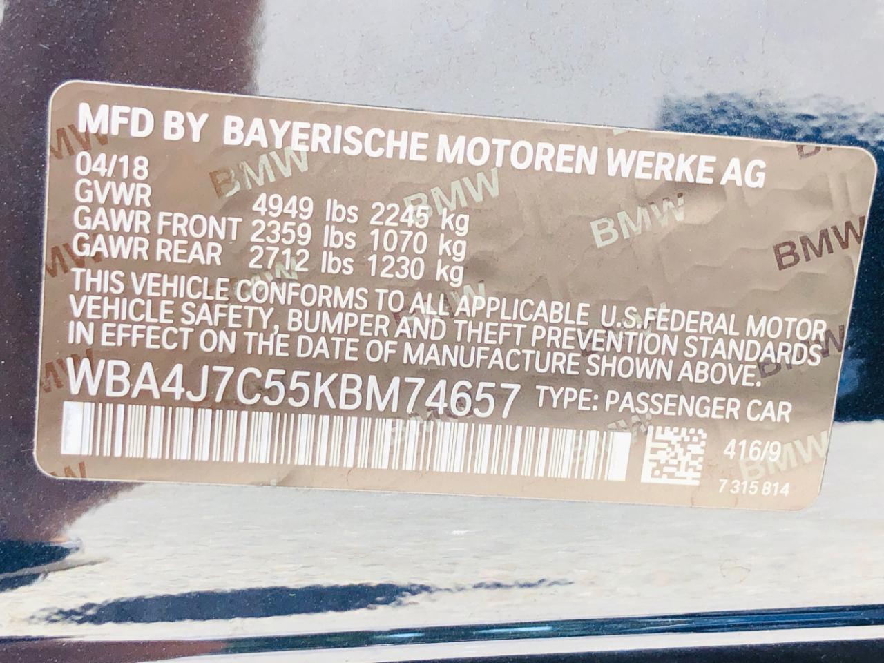 BMW 4 Series 440i xDrive Gran Coupe 2019