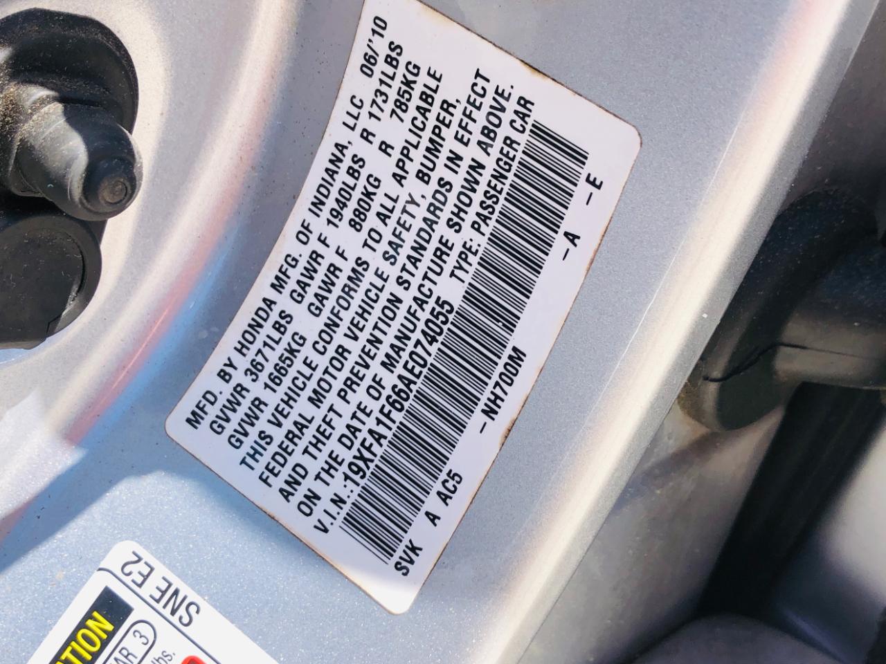Honda Civic Sdn 4dr Auto LX-S 2010