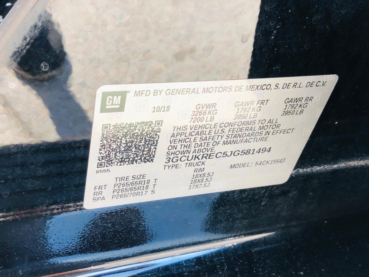 Chevrolet Silverado 1500 LT Z71 Crew Cab 4WD 2018