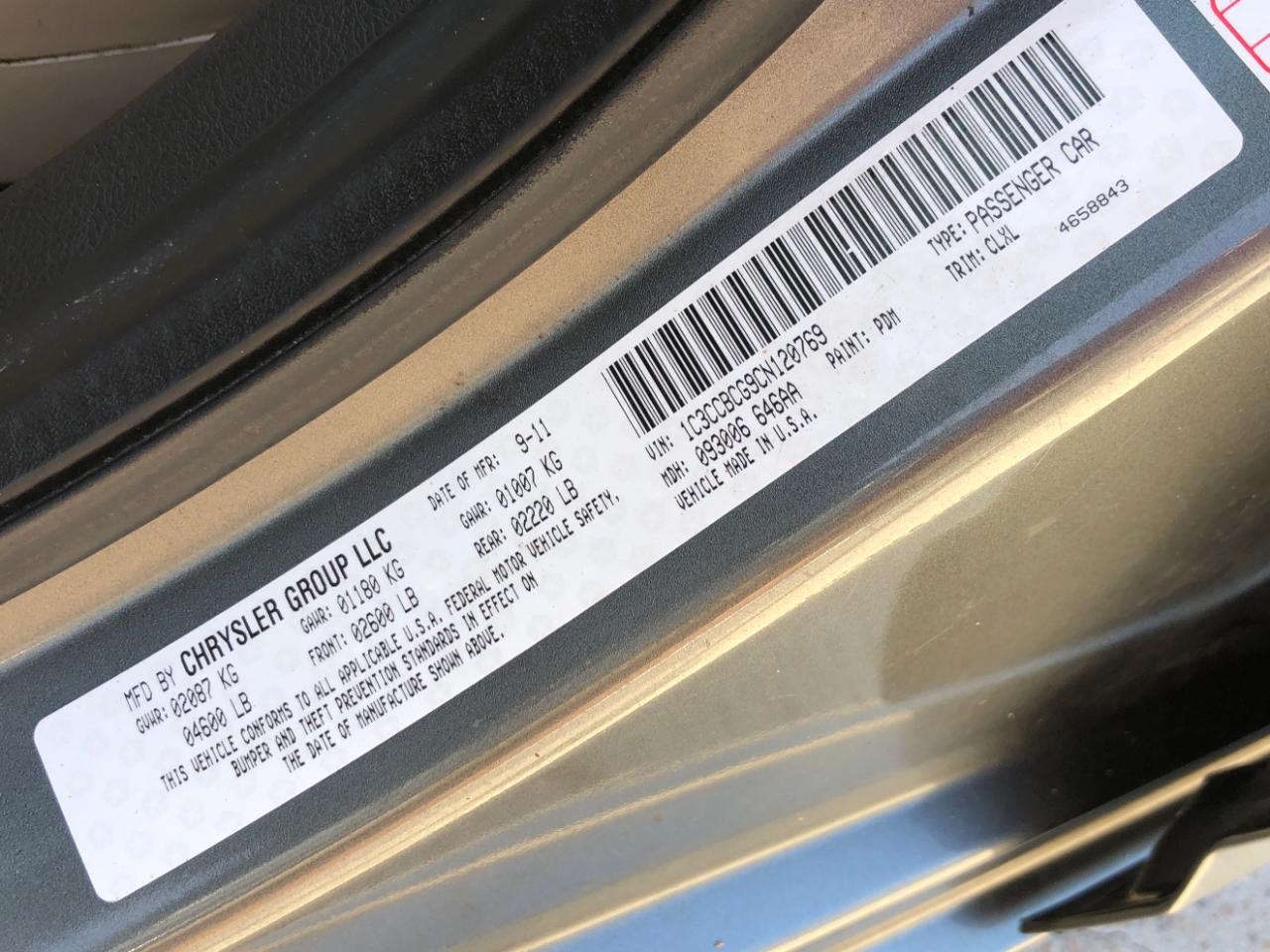 Chrysler 200 4dr Sdn Limited 2012