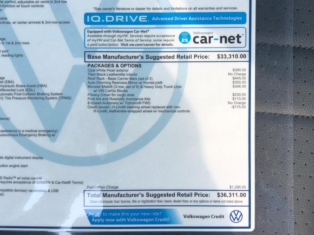 Volkswagen Tiguan 2.0T SE R-Line Black FWD 2023