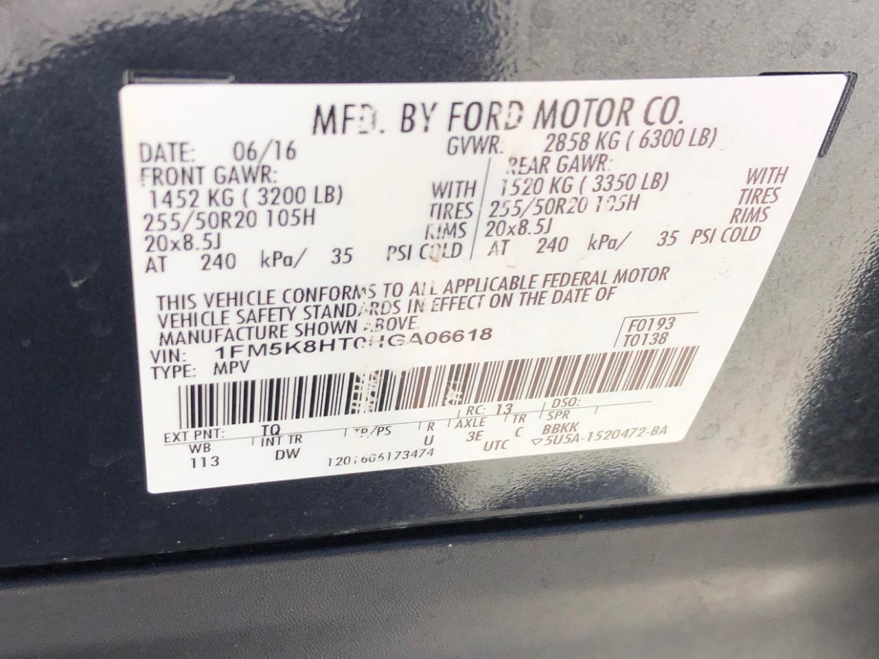 Ford Explorer Platinum 4WD 2017