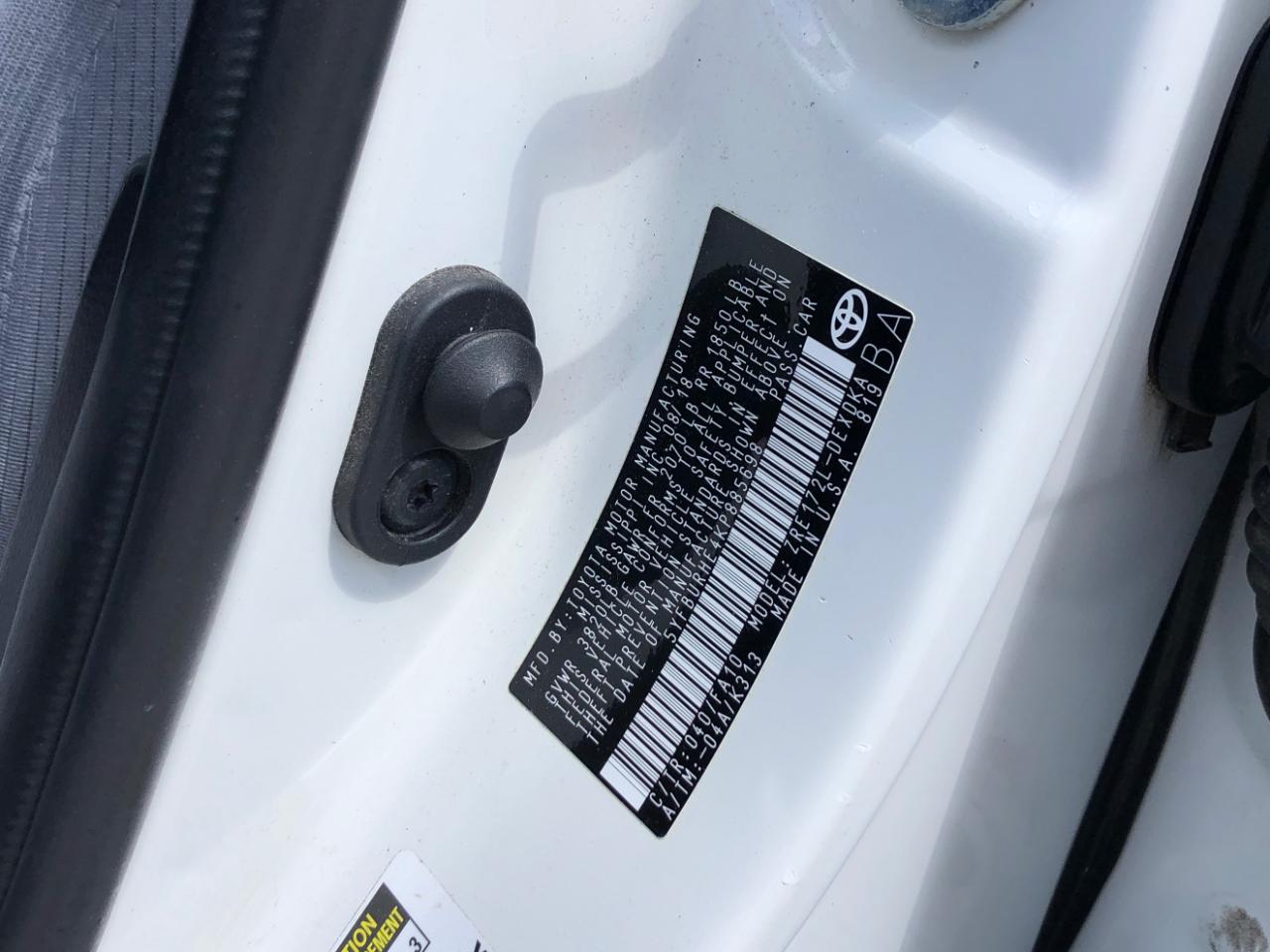 Toyota Corolla L 2019