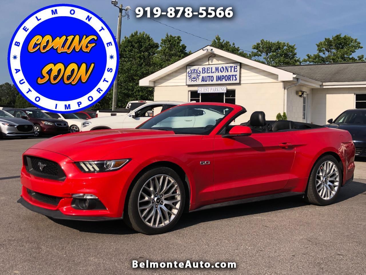 2016 Ford Mustang 2dr Conv GT Premium