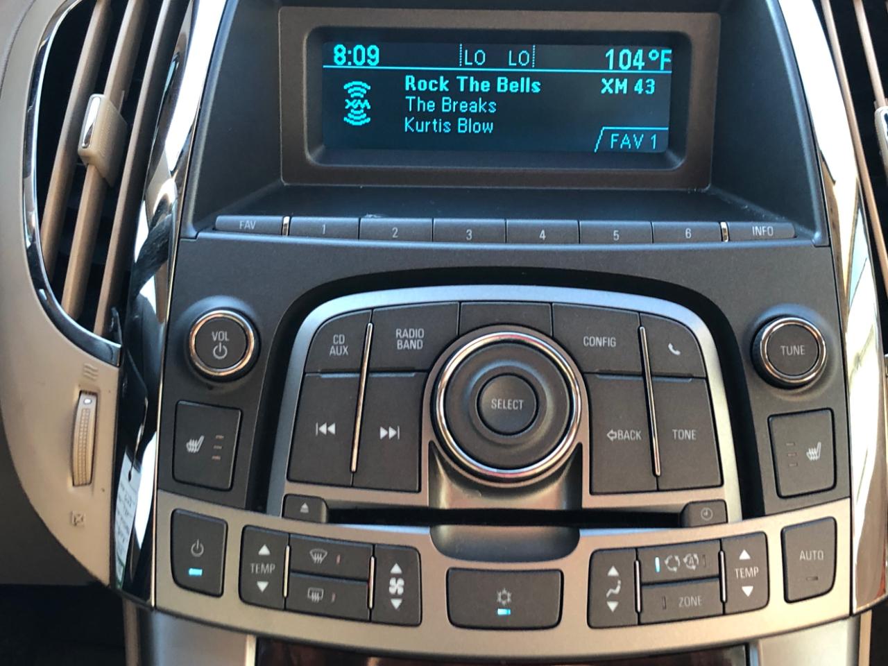 Buick LaCrosse 4dr Sdn CXL 3.0L FWD 2010