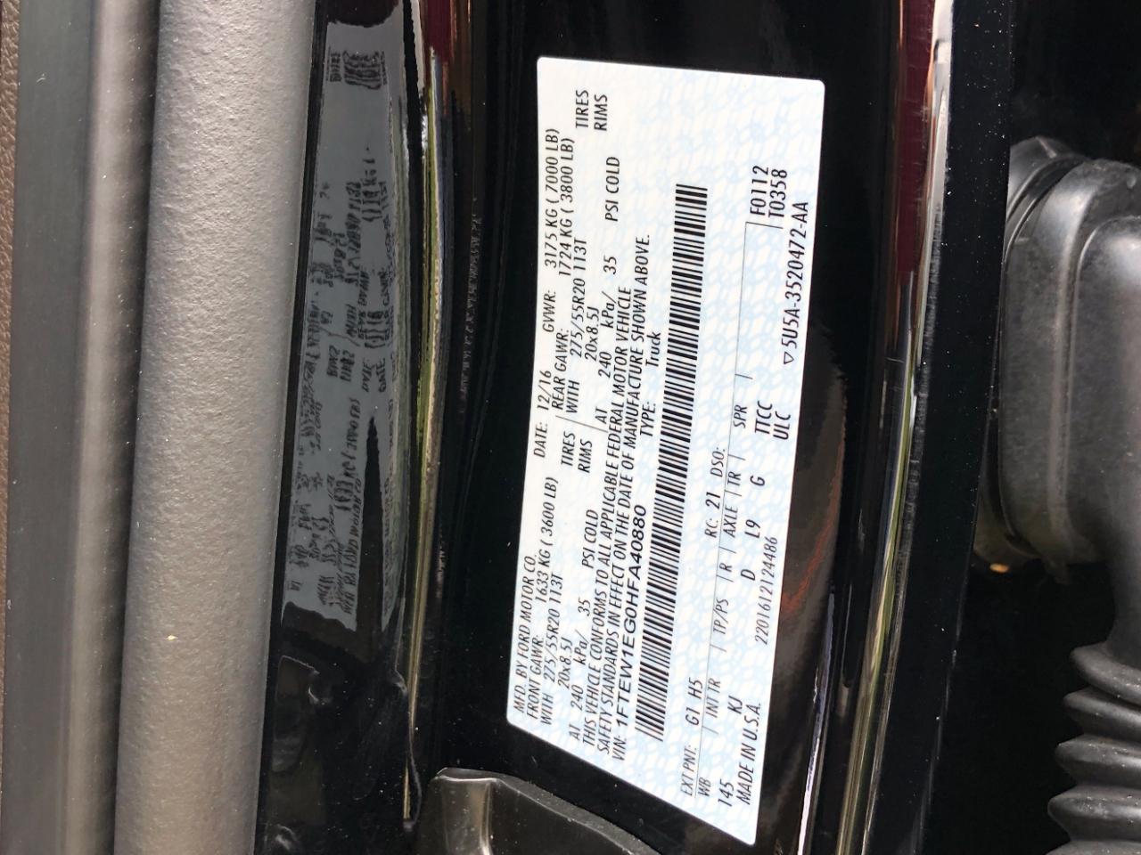 Ford F-150 King Ranch 4WD SuperCrew 5.5' Box 2017