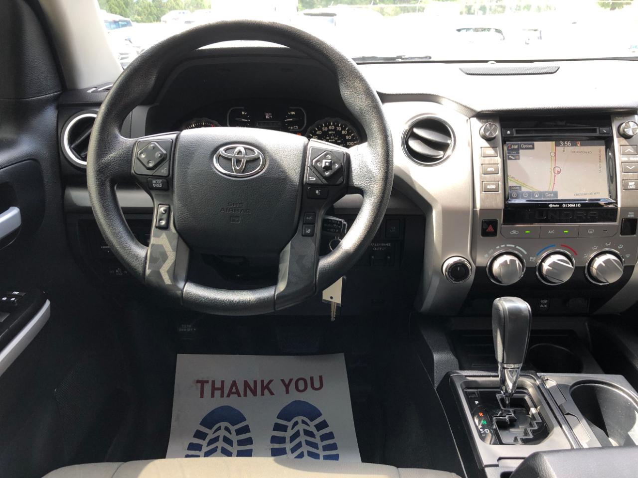 Toyota Tundra 4WD SR5 CrewMax 5.5' Bed 5.7L (Natl) 2019