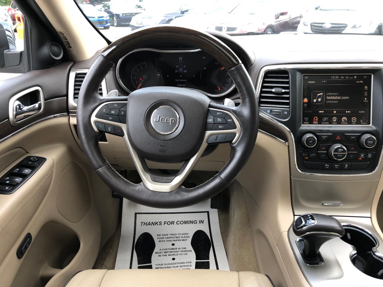 Jeep Grand Cherokee RWD 4dr Overland 2015
