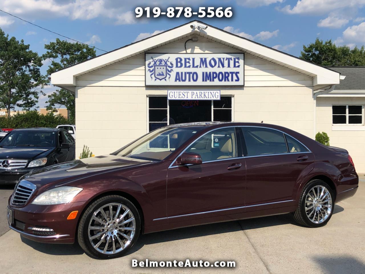 Red (Burgundy) 2013 Mercedes-Benz S-Class S 550 4MATIC Sedan All-Wheel Drive Automatic