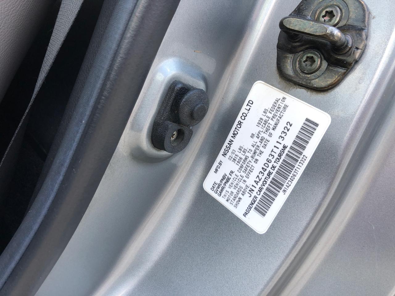 Nissan 350Z 2dr Cpe Manual Trans 2003