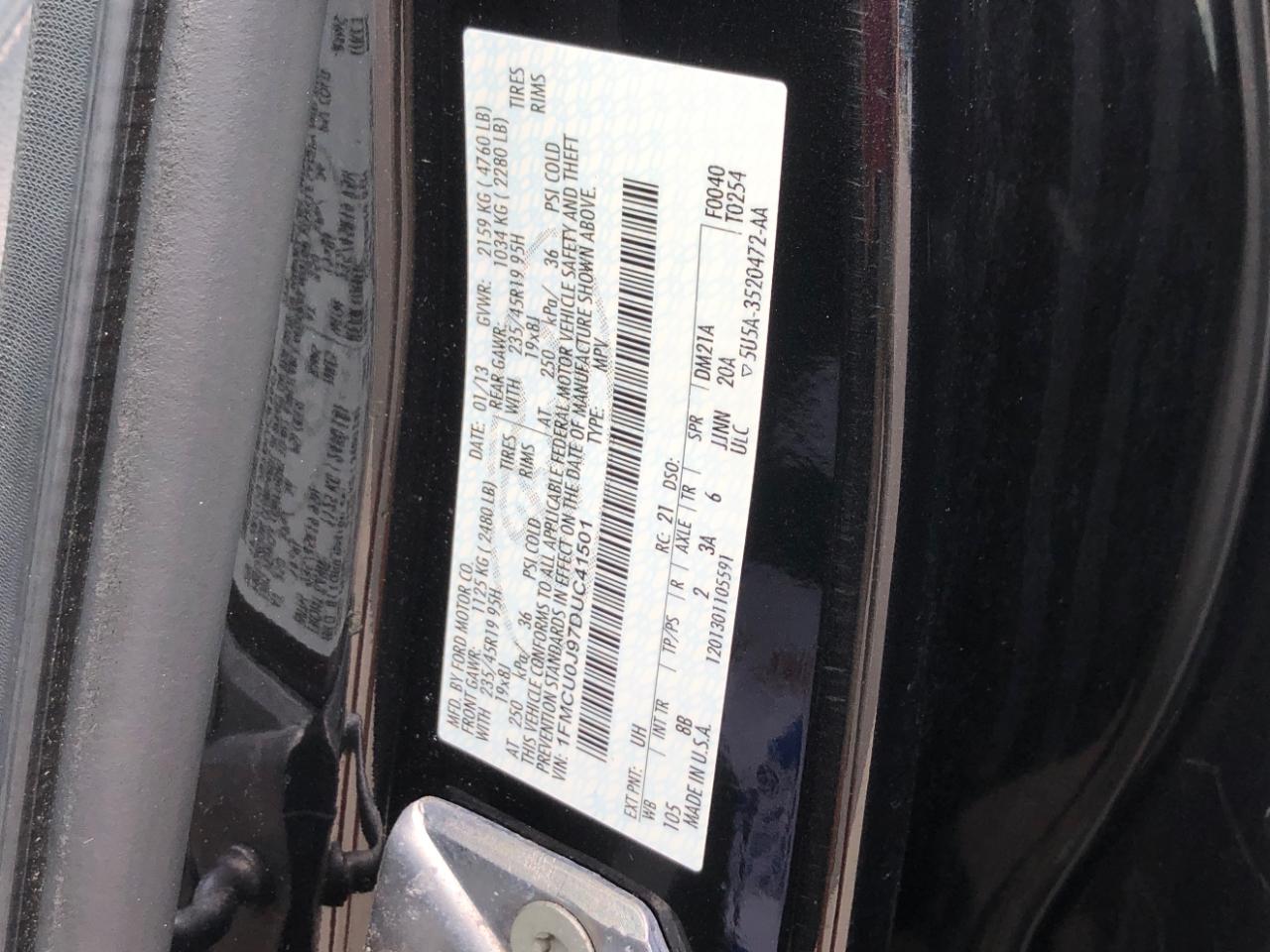Ford Escape FWD 4dr Titanium 2013