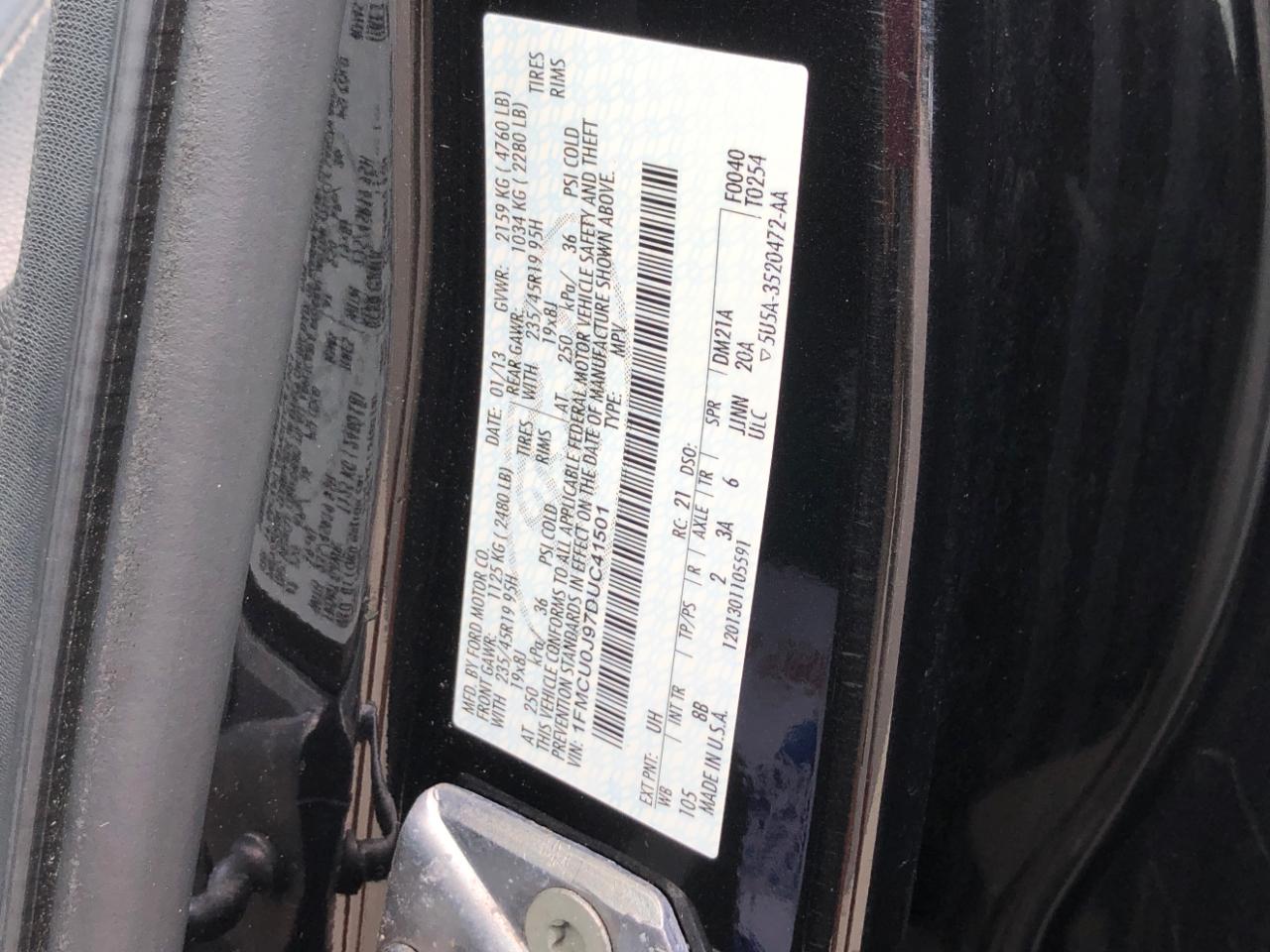 Ford Escape FWD 4dr Titanium 2013