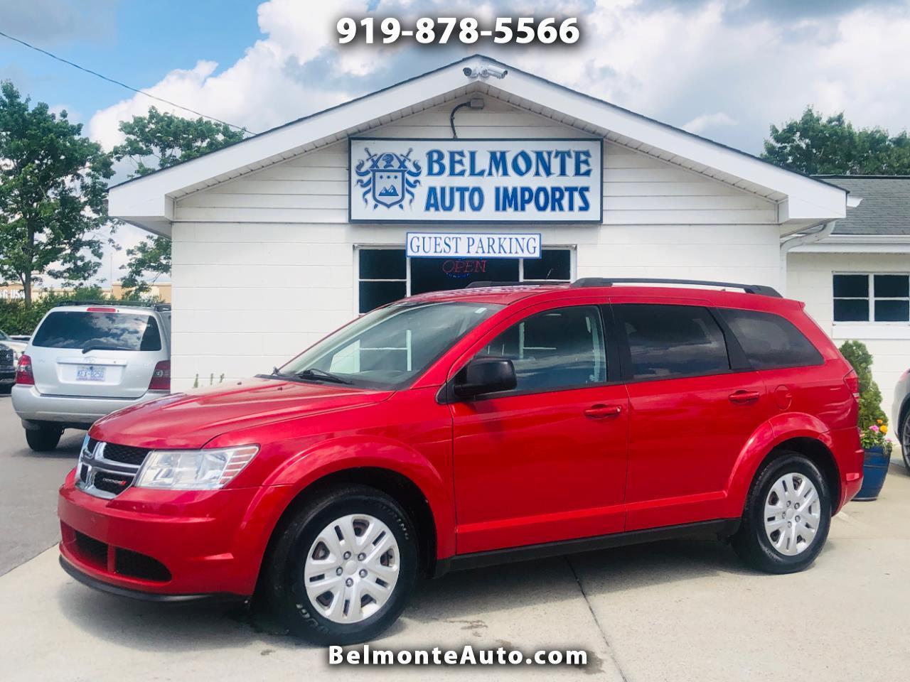 Red 2016 Dodge Journey SUV / Crossover Front-Wheel Drive Automatic