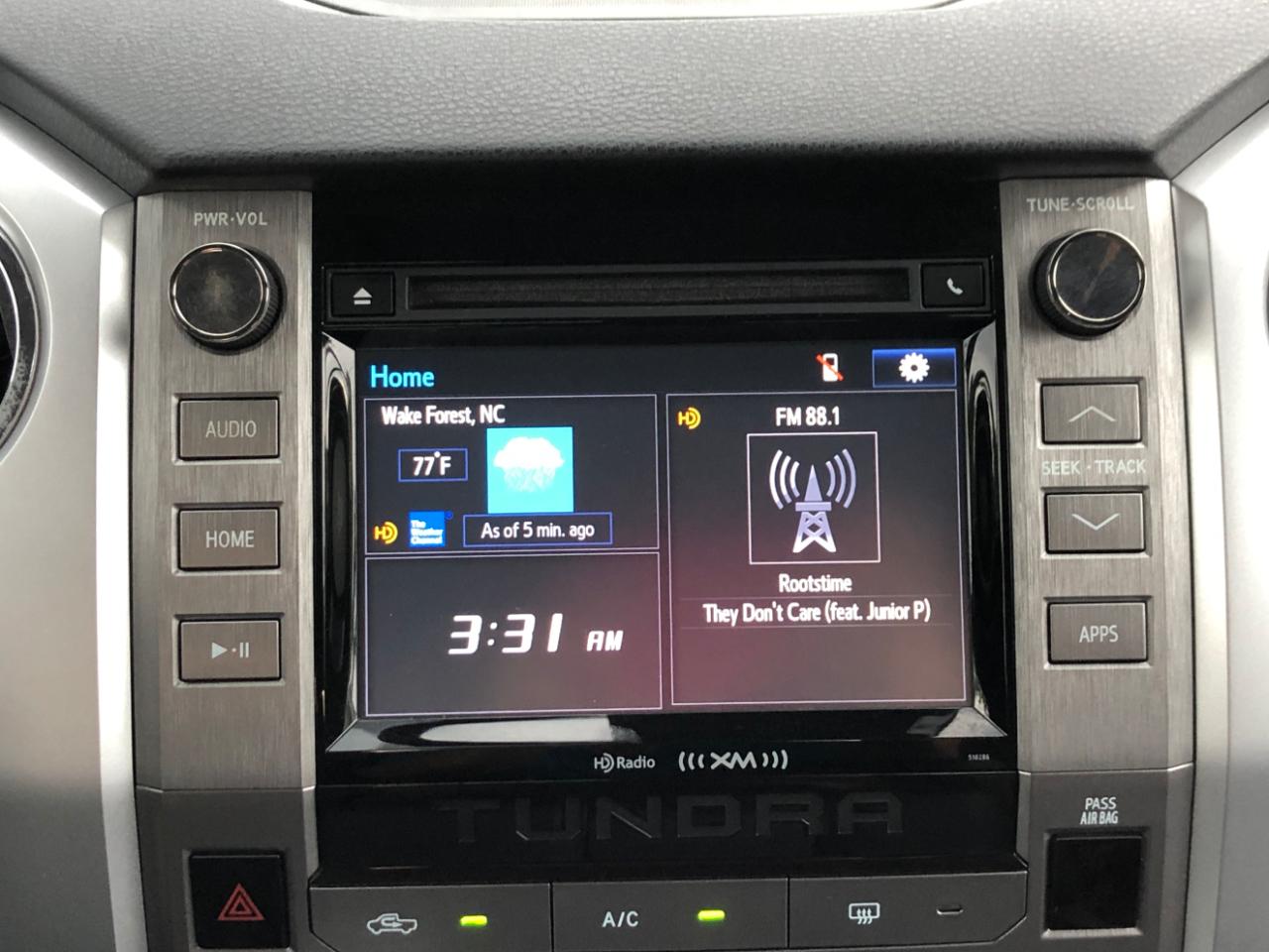 Toyota Tundra 4WD SR5 CrewMax 5.5' Bed 5.7L (Natl) 2018