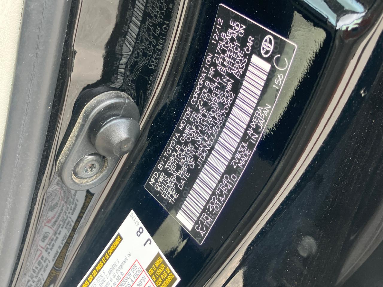 Toyota Prius 5dr HB Persona (Natl) 2013