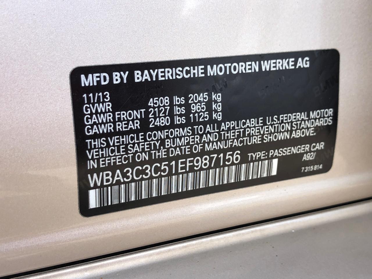 BMW 3 Series 4dr Sdn 320i xDrive AWD 2014