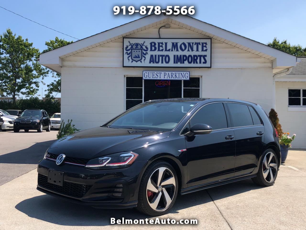 Black 2020 Volkswagen Golf GTI Hatchback Front-Wheel Drive Automatic