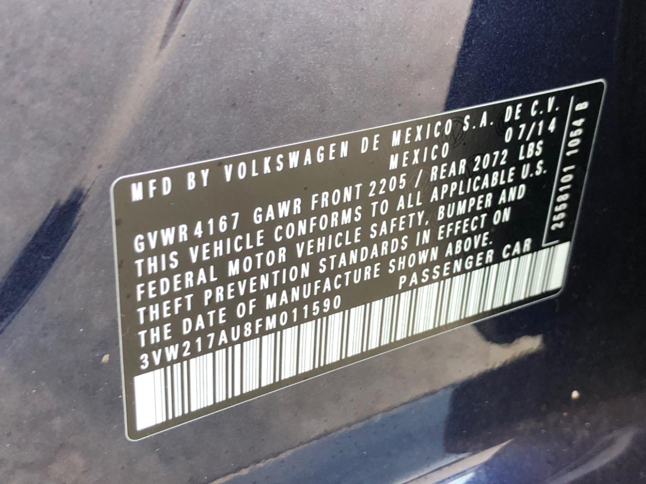 Volkswagen Golf 4dr HB Auto TSI S 2015