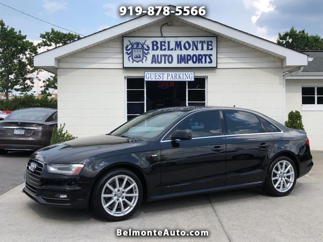 Black 2014 Audi A4 Sedan Front-Wheel Drive Automatic
