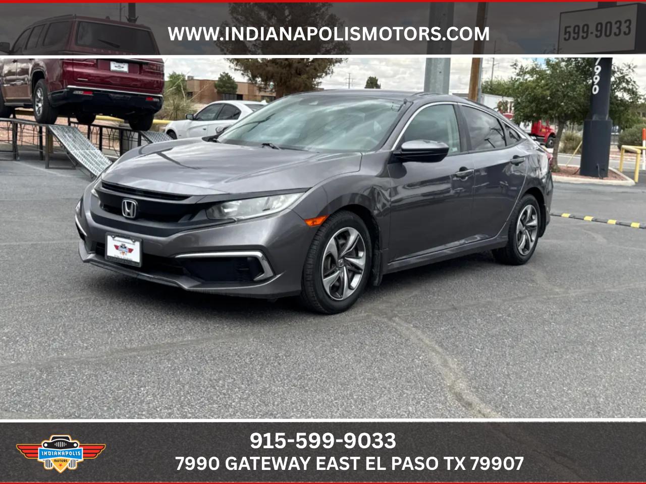 2020 Honda Civic LX Honda Sensing Sedan CVT