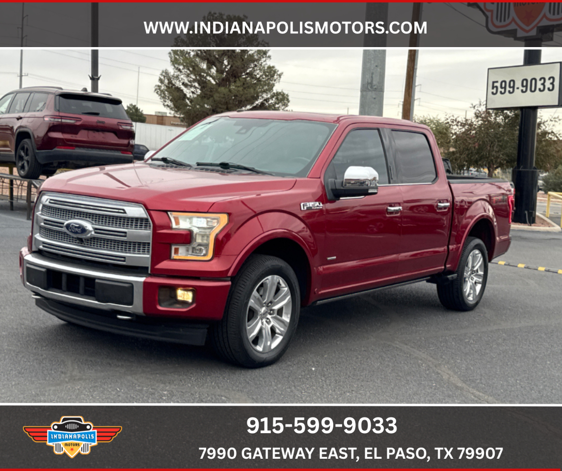 2017 Ford F-150 Platinum 4WD SuperCrew 5.5' Box