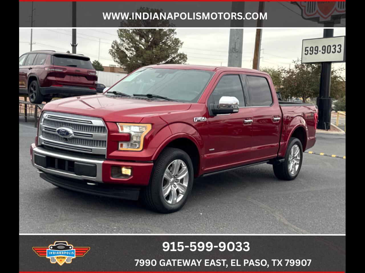 2017 Ford F-150 Platinum 4WD SuperCrew 5.5' Box