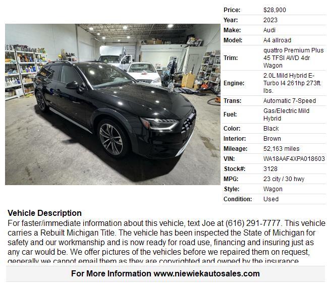 Audi A4 allroad Premium Plus quattro 2023