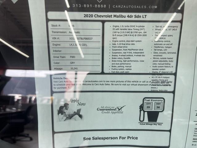 Chevrolet Malibu 4dr Sdn LT 2020