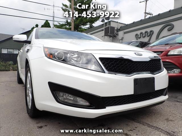 White 2013 Kia Optima Sedan Front-Wheel Drive Automatic
