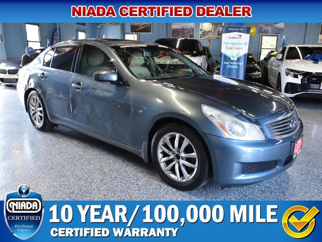 Blue 2008 INFINITI G35 x Sedan AWD Sedan All-Wheel Drive 7-Speed Automatic