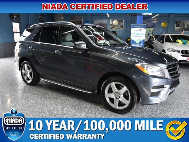 Gray 2015 Mercedes-Benz M-Class SUV / Crossover All-Wheel Drive 9-Speed Automatic